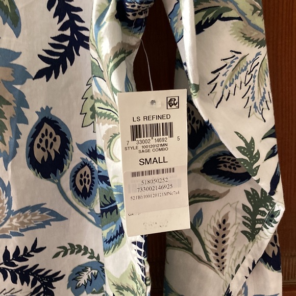 Mens New With Tags Tasso Elba Dress Shirt Size Small - Picture 2 of 6